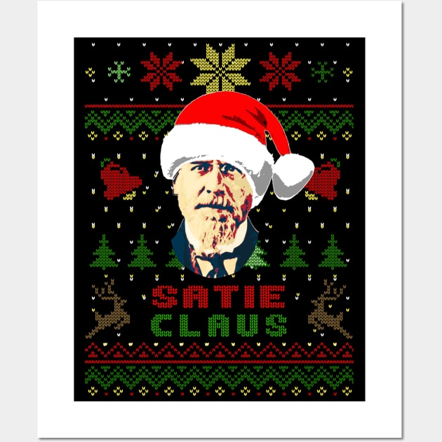 Eric Satie Satie Claus Wall Art by Nerd_art